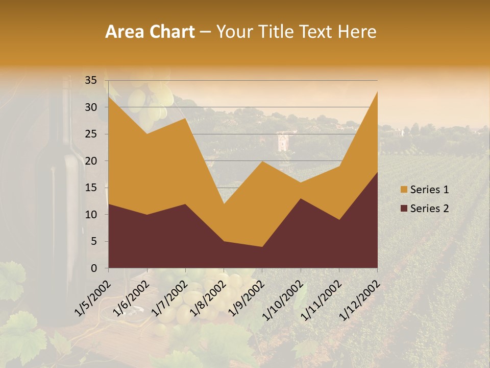 Leaves Evening Composition PowerPoint Template
