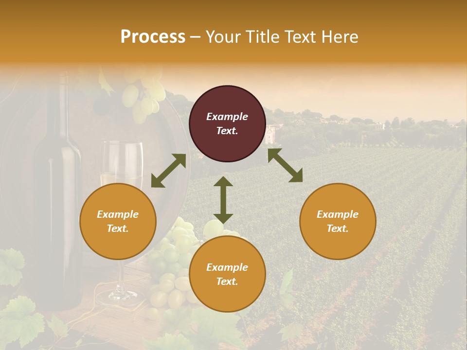 Leaves Evening Composition PowerPoint Template