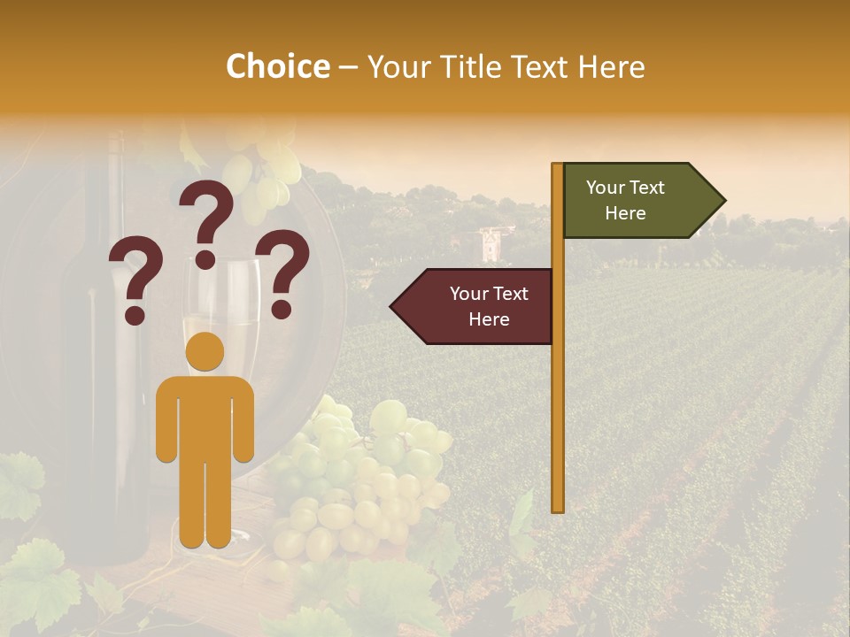 Leaves Evening Composition PowerPoint Template