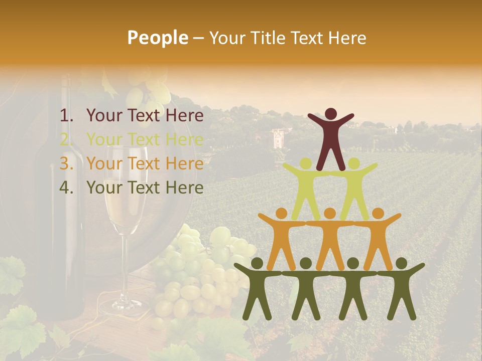 Leaves Evening Composition PowerPoint Template