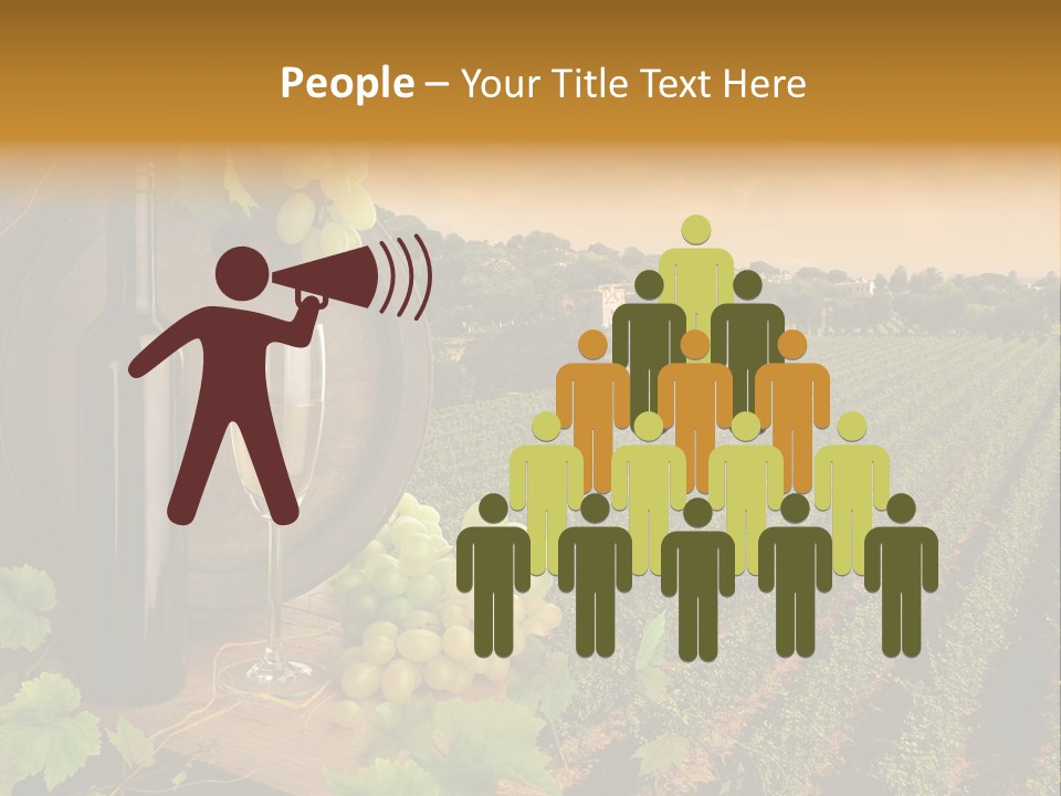 Leaves Evening Composition PowerPoint Template