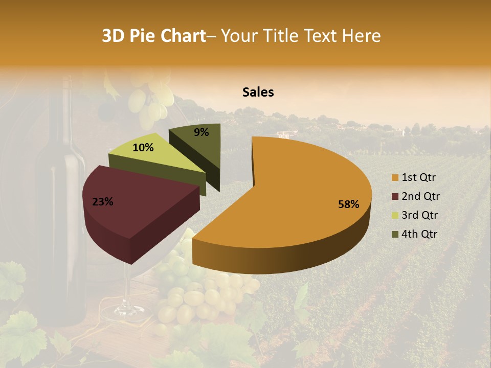 Leaves Evening Composition PowerPoint Template