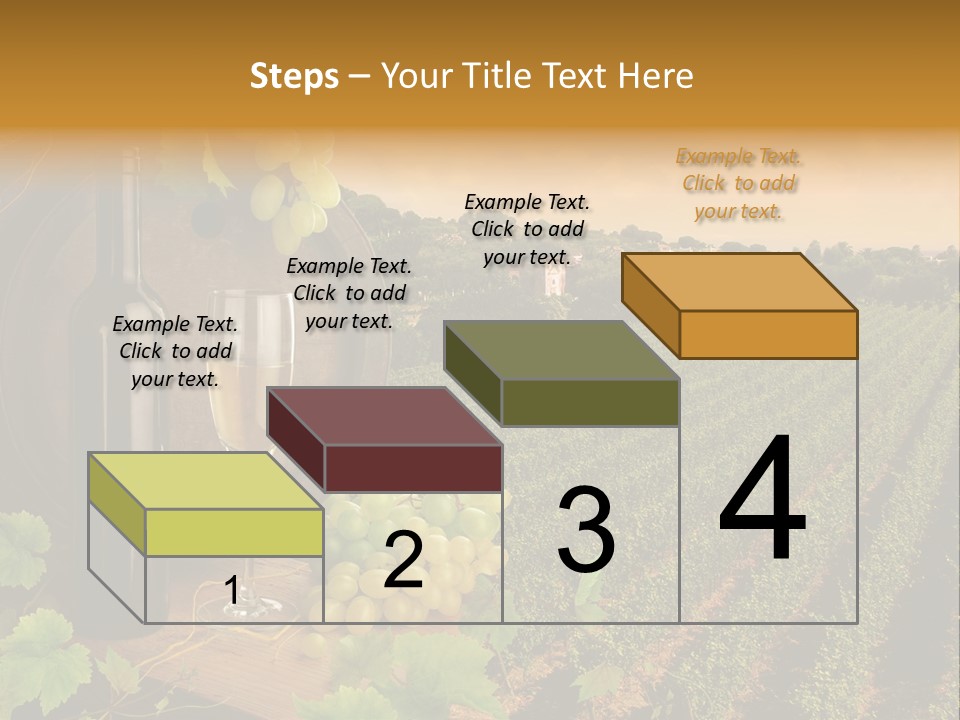 Leaves Evening Composition PowerPoint Template