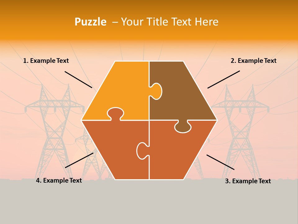 Tall Silhouette Weather PowerPoint Template