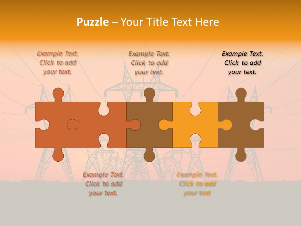 Tall Silhouette Weather PowerPoint Template