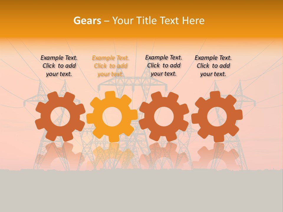 Tall Silhouette Weather PowerPoint Template