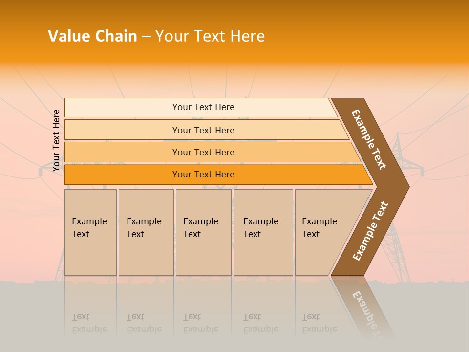 Tall Silhouette Weather PowerPoint Template