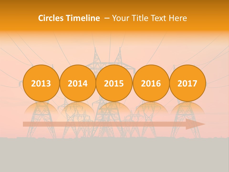 Tall Silhouette Weather PowerPoint Template