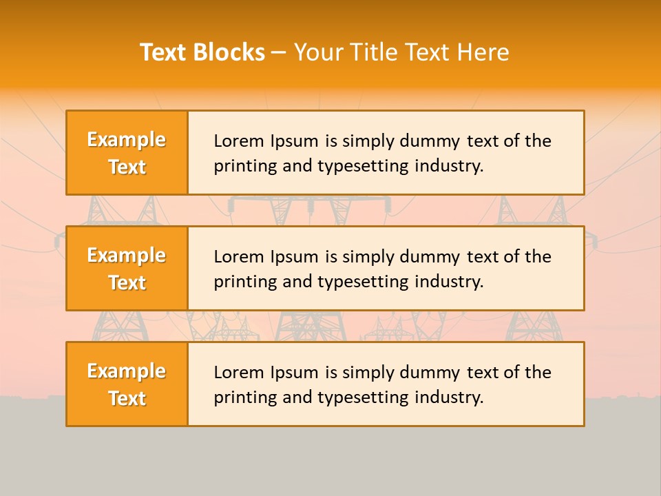 Tall Silhouette Weather PowerPoint Template