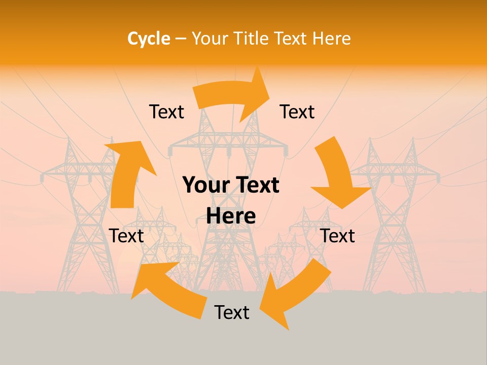 Tall Silhouette Weather PowerPoint Template