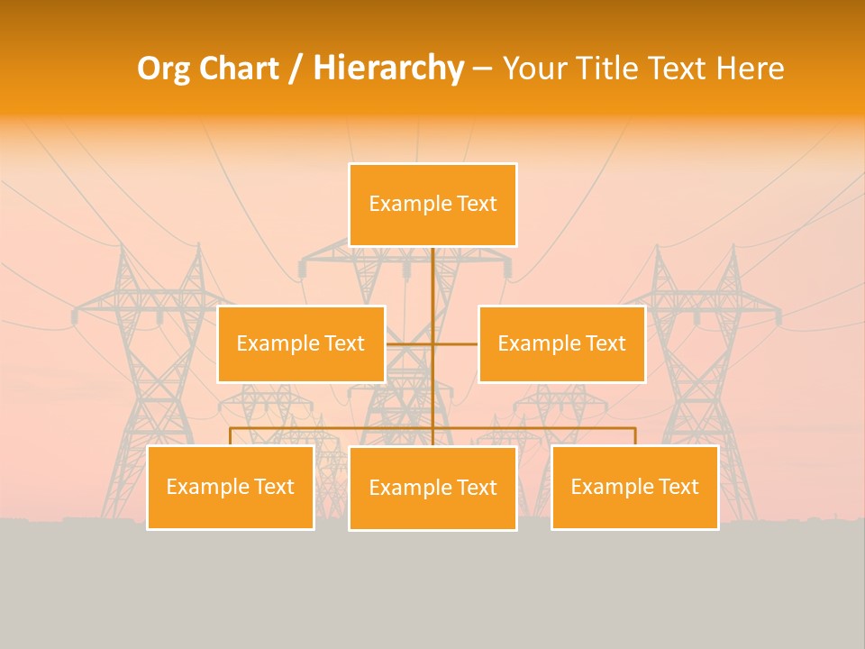 Tall Silhouette Weather PowerPoint Template