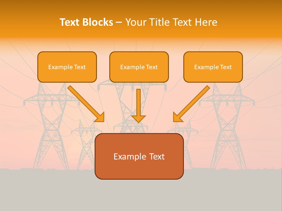 Tall Silhouette Weather PowerPoint Template