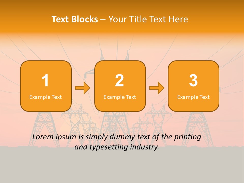 Tall Silhouette Weather PowerPoint Template