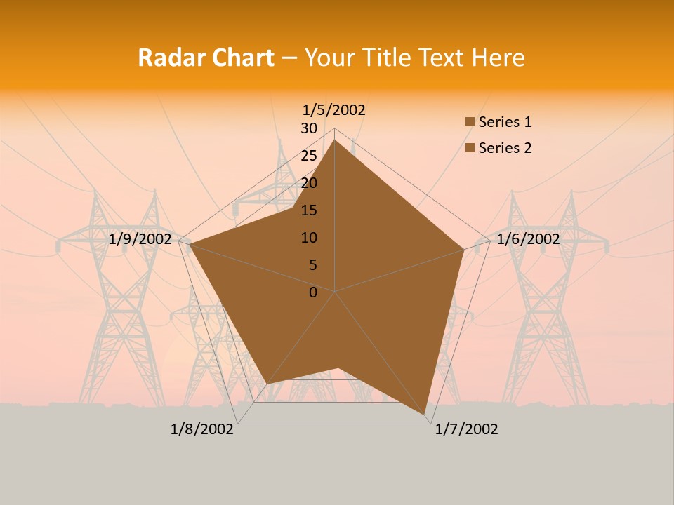 Tall Silhouette Weather PowerPoint Template