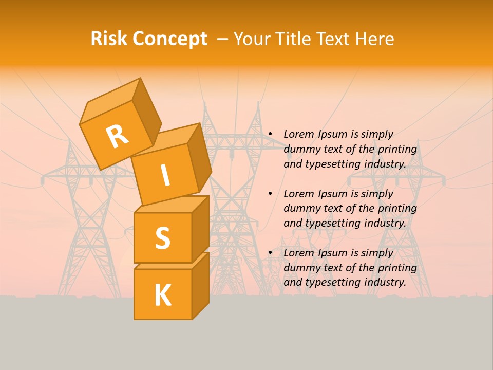 Tall Silhouette Weather PowerPoint Template