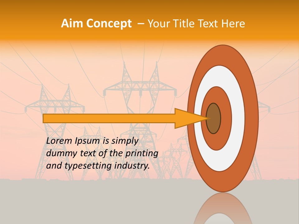 Tall Silhouette Weather PowerPoint Template