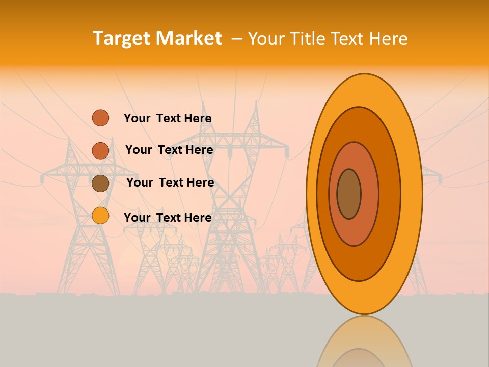 Tall Silhouette Weather PowerPoint Template