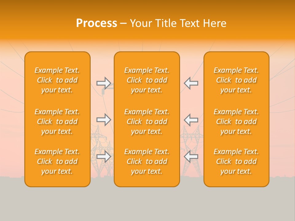 Tall Silhouette Weather PowerPoint Template