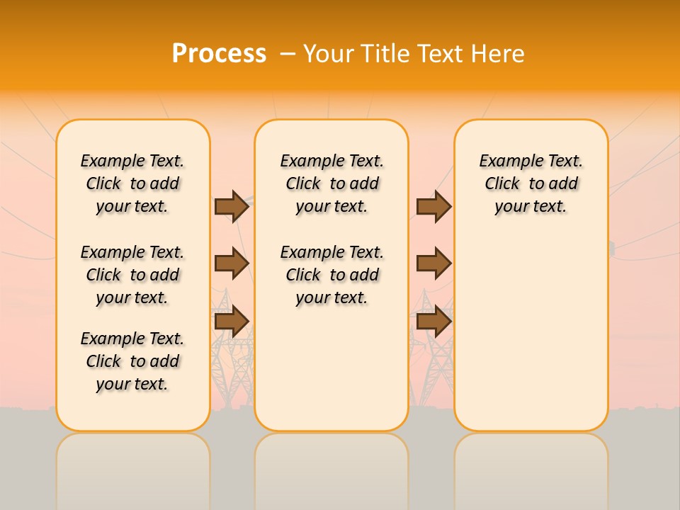 Tall Silhouette Weather PowerPoint Template