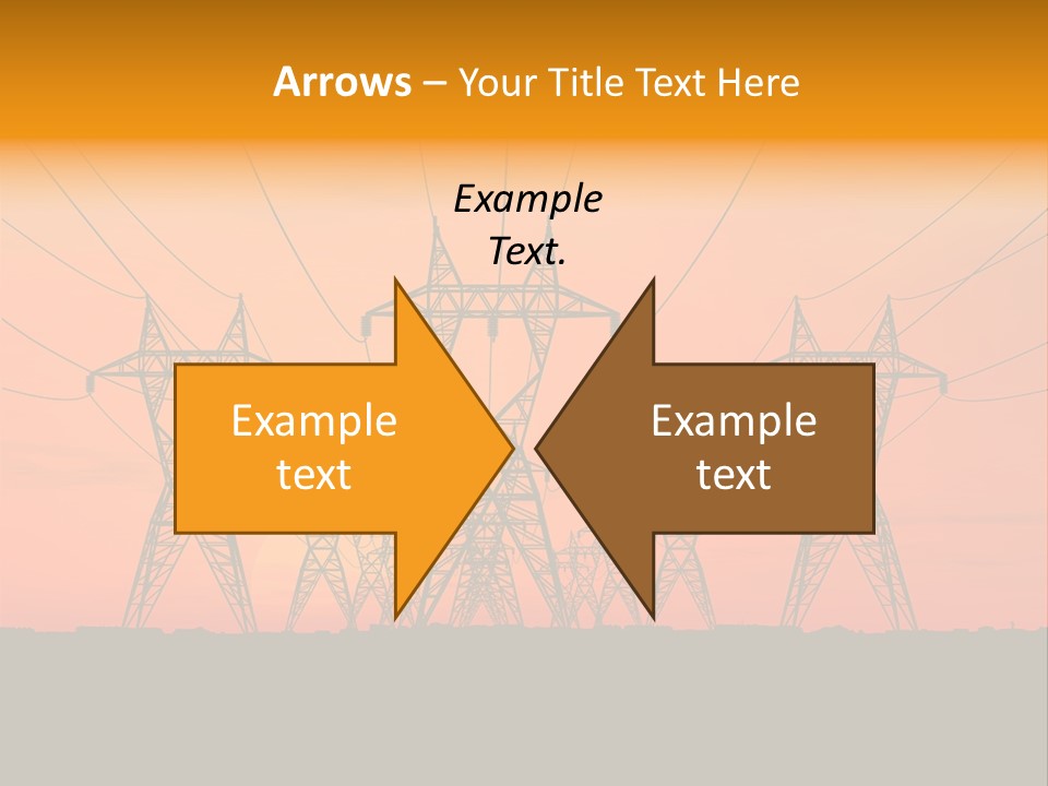 Tall Silhouette Weather PowerPoint Template