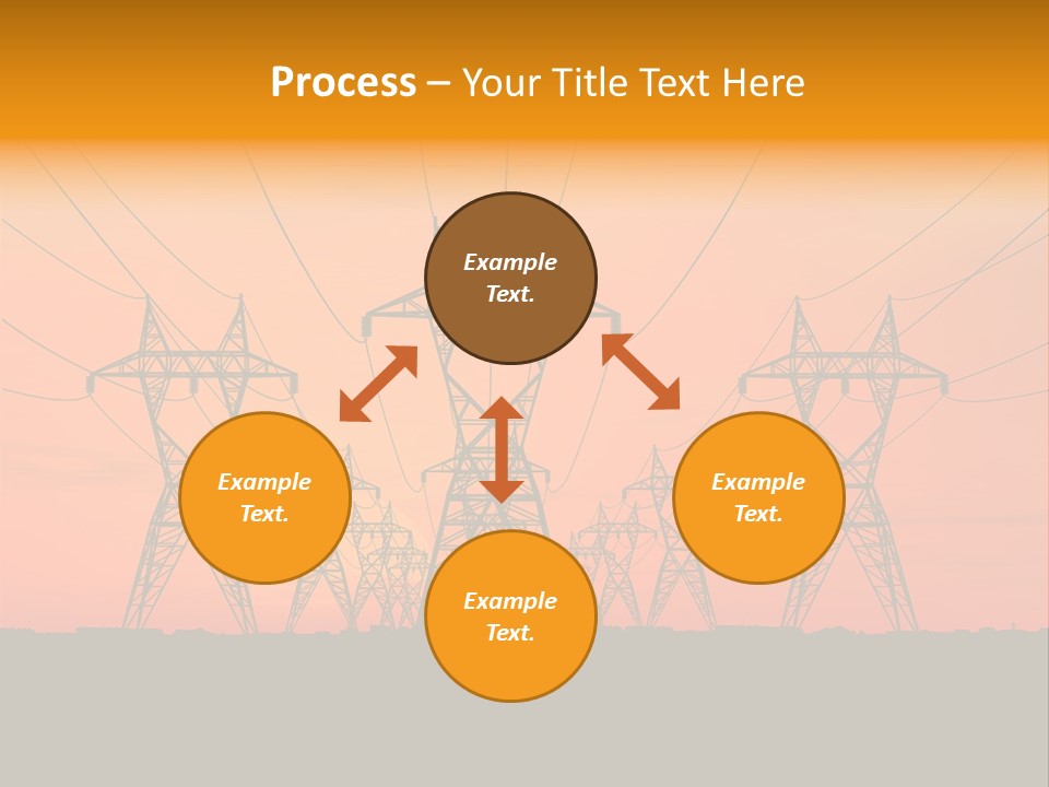 Tall Silhouette Weather PowerPoint Template