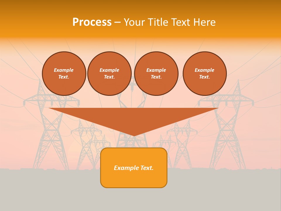 Tall Silhouette Weather PowerPoint Template