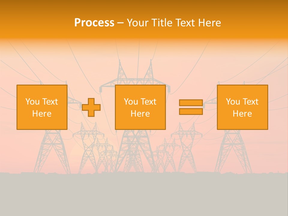 Tall Silhouette Weather PowerPoint Template