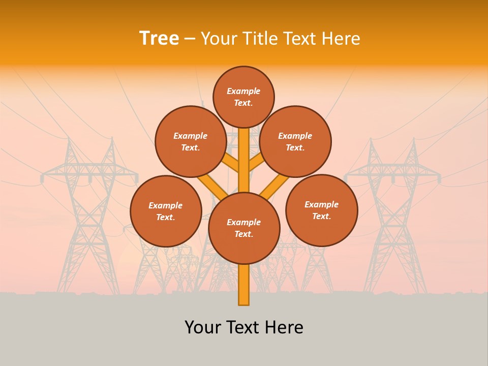 Tall Silhouette Weather PowerPoint Template