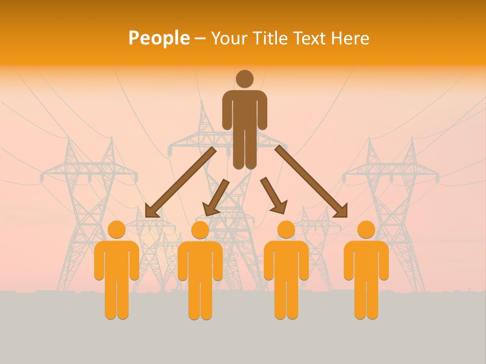 Tall Silhouette Weather PowerPoint Template