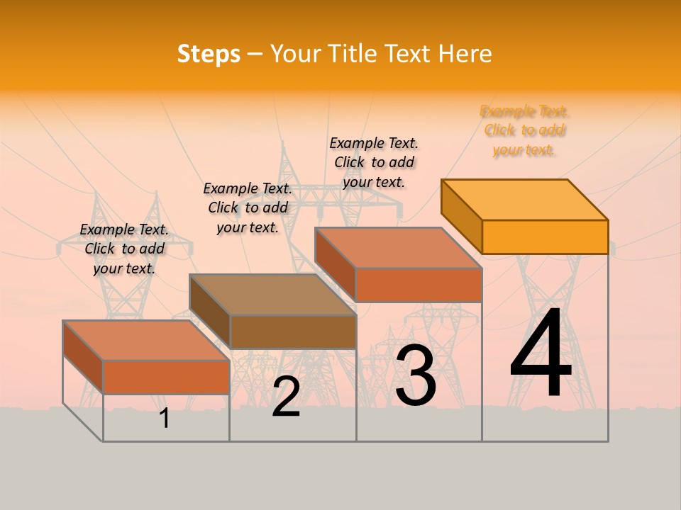 Tall Silhouette Weather PowerPoint Template