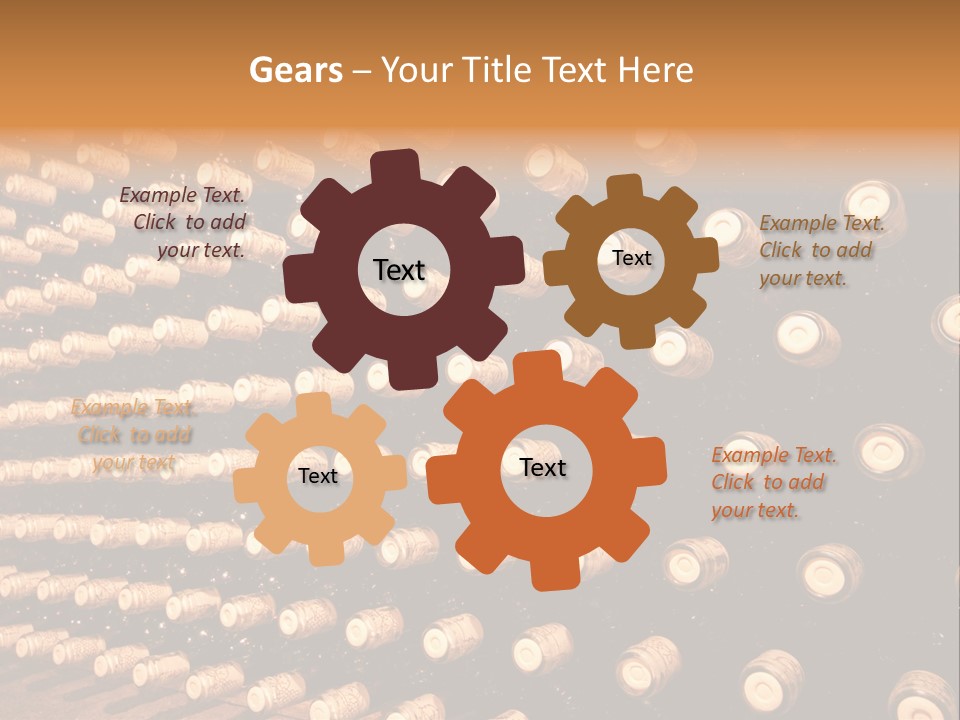 Winery Aging Vine PowerPoint Template