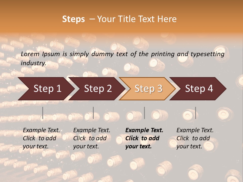 Winery Aging Vine PowerPoint Template