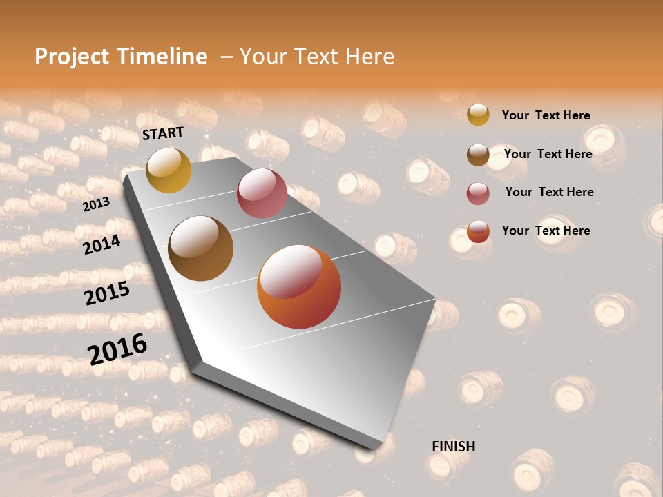 Winery Aging Vine PowerPoint Template