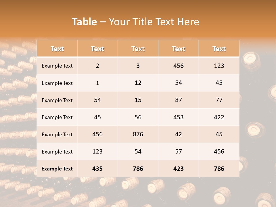 Winery Aging Vine PowerPoint Template