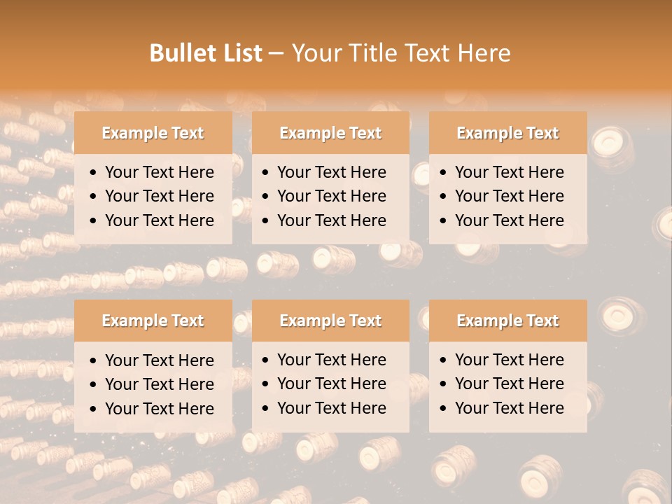 Winery Aging Vine PowerPoint Template