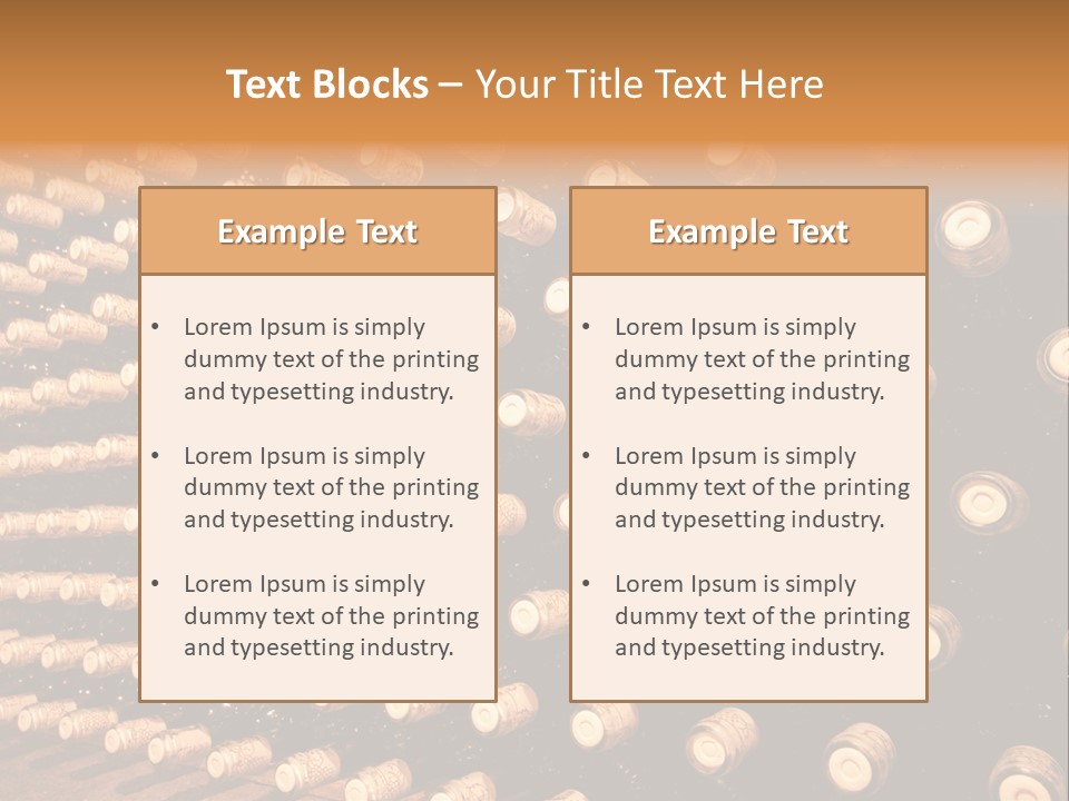 Winery Aging Vine PowerPoint Template