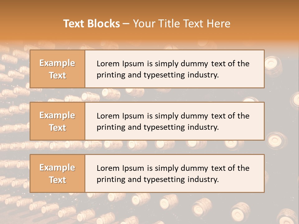 Winery Aging Vine PowerPoint Template