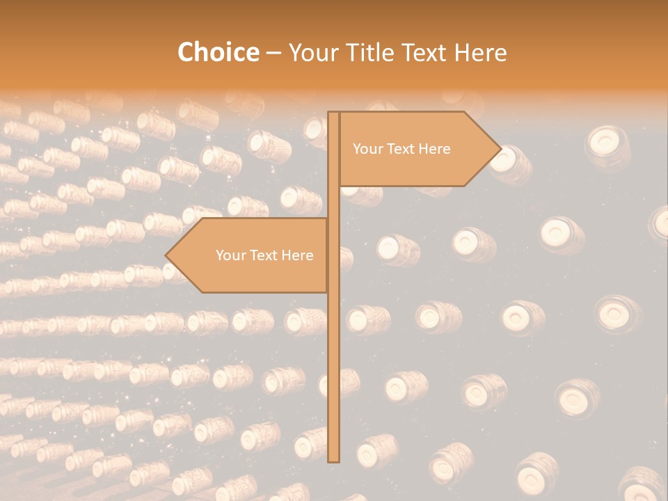 Winery Aging Vine PowerPoint Template