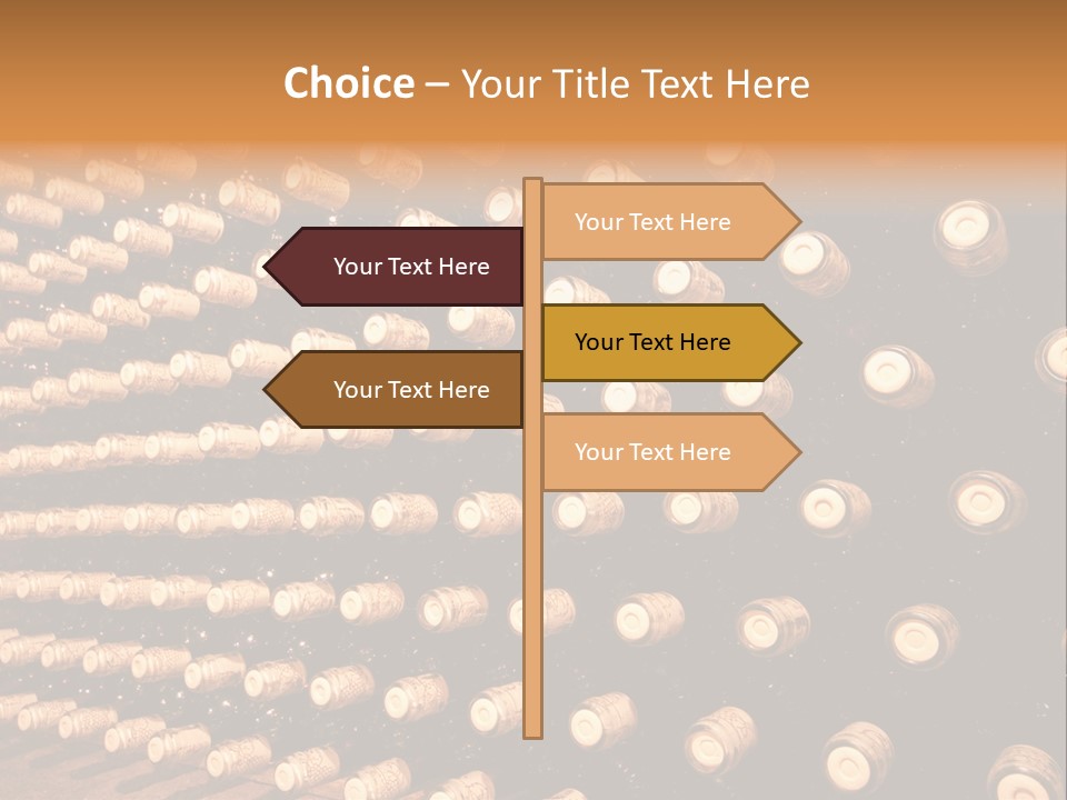 Winery Aging Vine PowerPoint Template