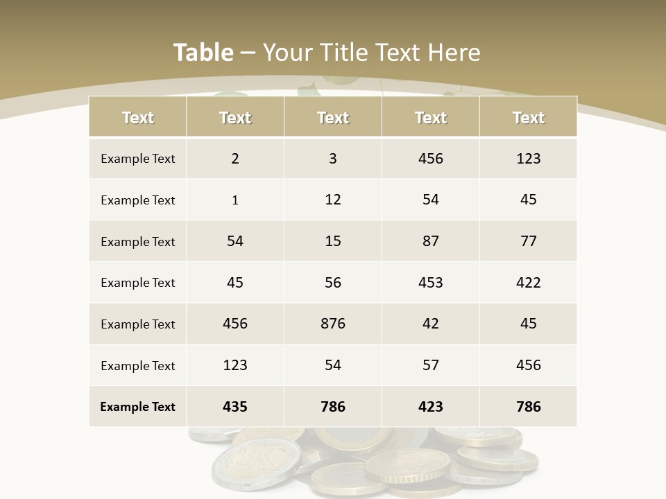 Ecosavy Europa Finance PowerPoint Template
