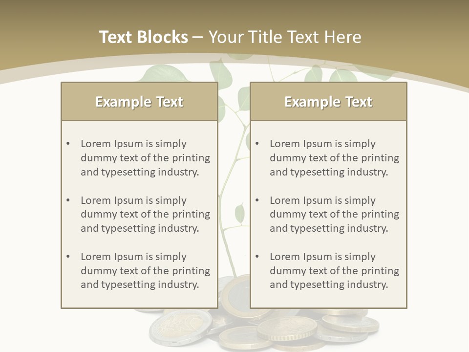 Ecosavy Europa Finance PowerPoint Template