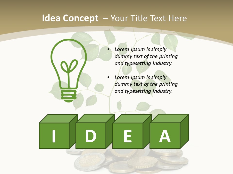 Ecosavy Europa Finance PowerPoint Template