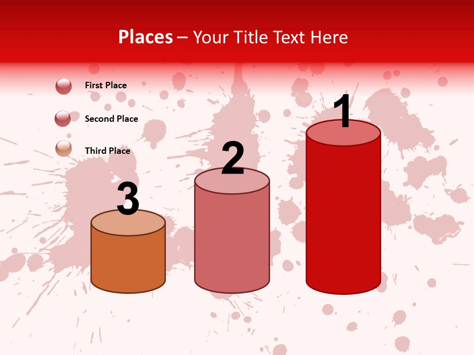 Art White Blood PowerPoint Template
