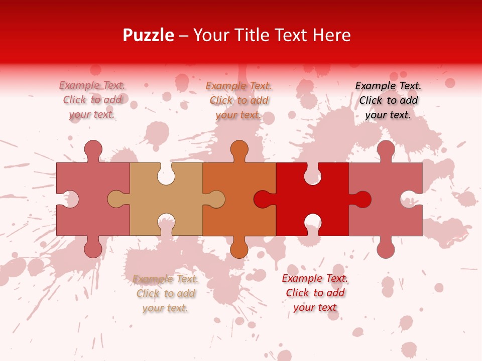 Art White Blood PowerPoint Template
