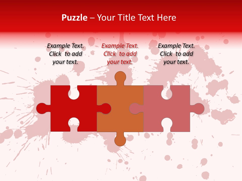 Art White Blood PowerPoint Template