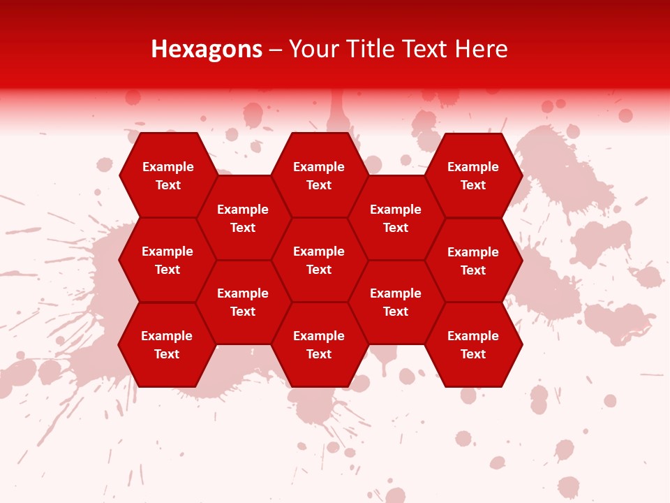 Art White Blood PowerPoint Template