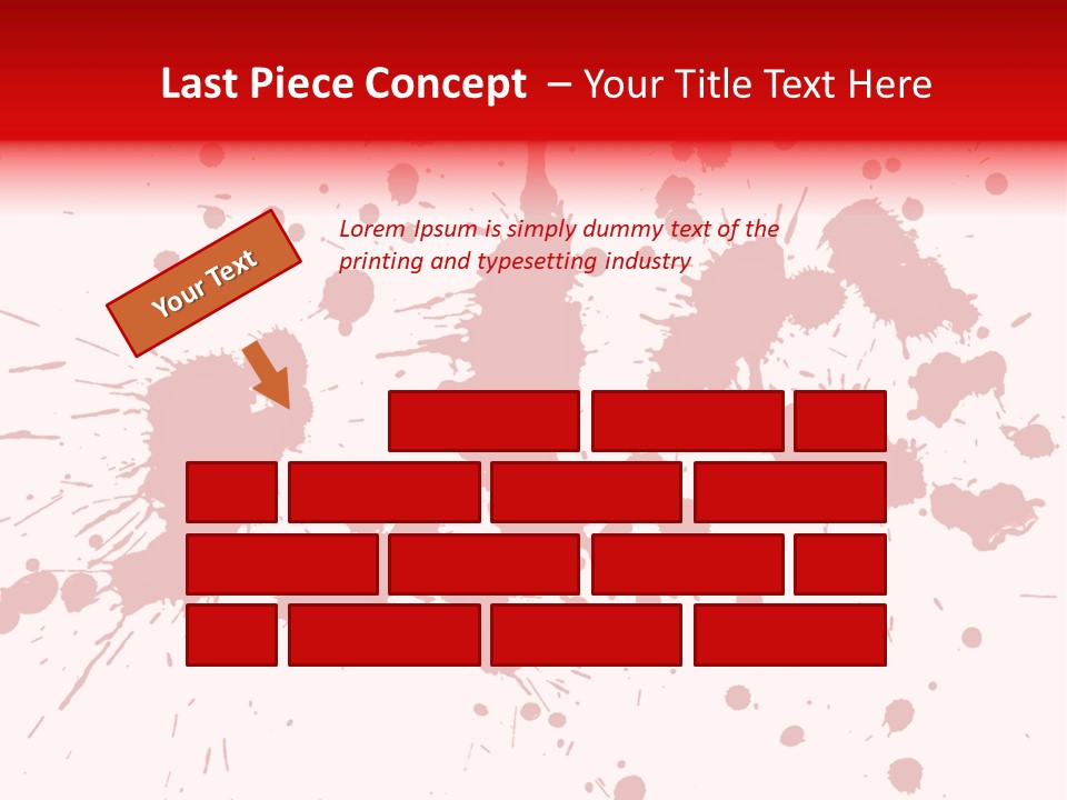 Art White Blood PowerPoint Template