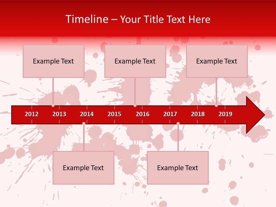 Art White Blood PowerPoint Template
