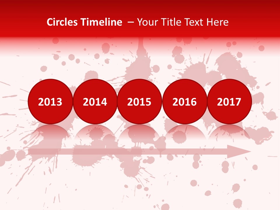 Art White Blood PowerPoint Template