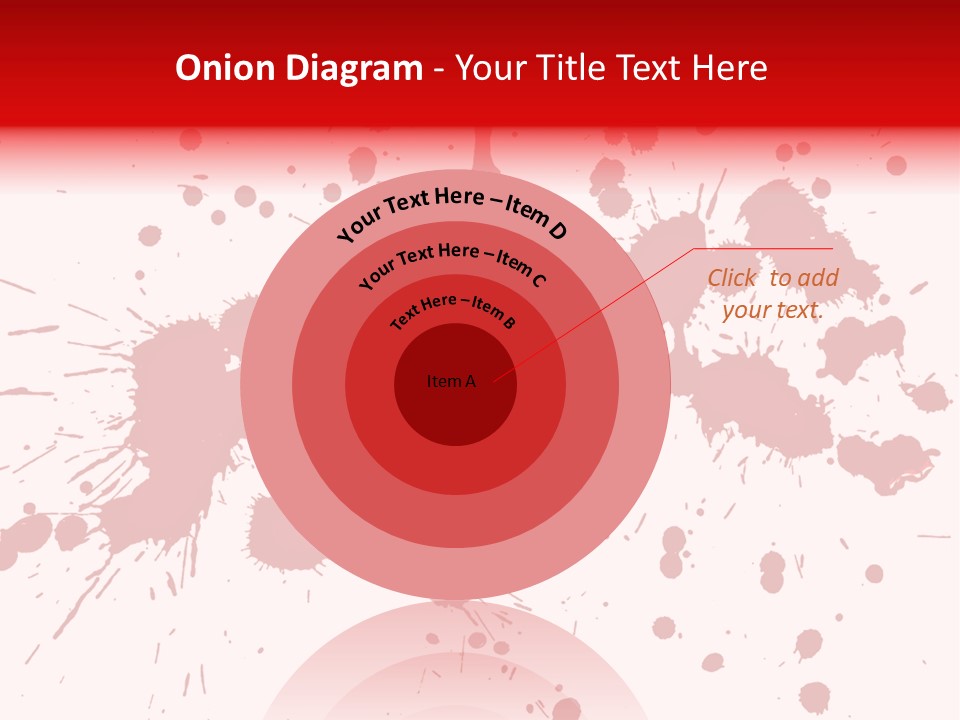 Art White Blood PowerPoint Template